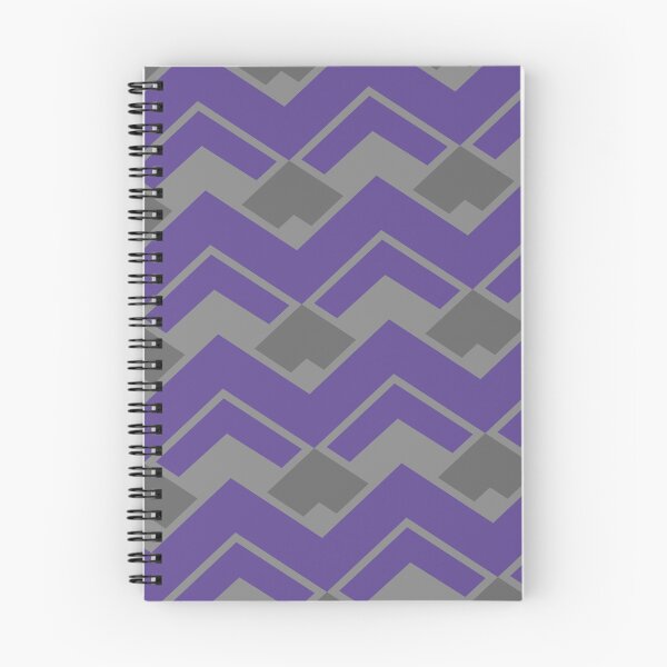 Item preview, Purple & Grey Chevron Triangles Wrap Around Absolute Diagrams designed and sold by Alchemy-A-La-G.