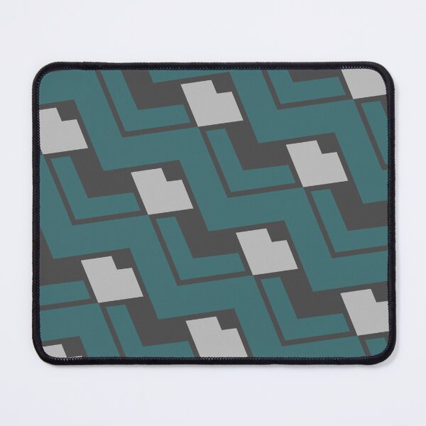 Item preview, Teal & Grey Chevron Triangles Wrap Around Absolute Diagrams designed and sold by Alchemy-A-La-G.