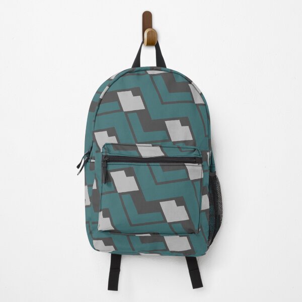Item preview, Teal & Grey Chevron Triangles Wrap Around Absolute Diagrams designed and sold by Alchemy-A-La-G.