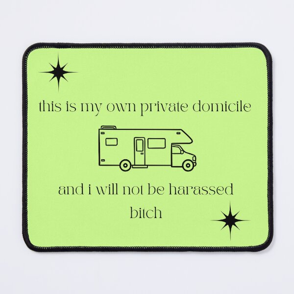Item preview, My Own Private Domicile Quote Jesse Pinkman designed and sold by Femme Pastel Collective.