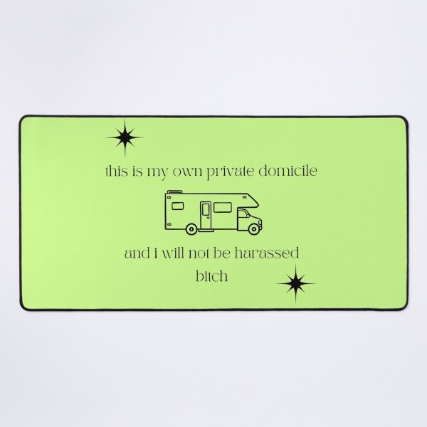Item preview, My Own Private Domicile Quote Jesse Pinkman designed and sold by Femme Pastel Collective.