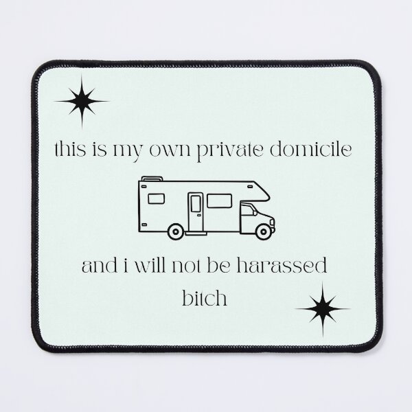 Item preview, My Own Private Domicile Quote Jesse Pinkman designed and sold by Femme Pastel Collective.
