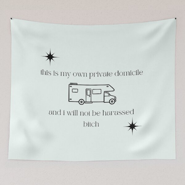 Item preview, My Own Private Domicile Quote Jesse Pinkman designed and sold by Femme Pastel Collective.