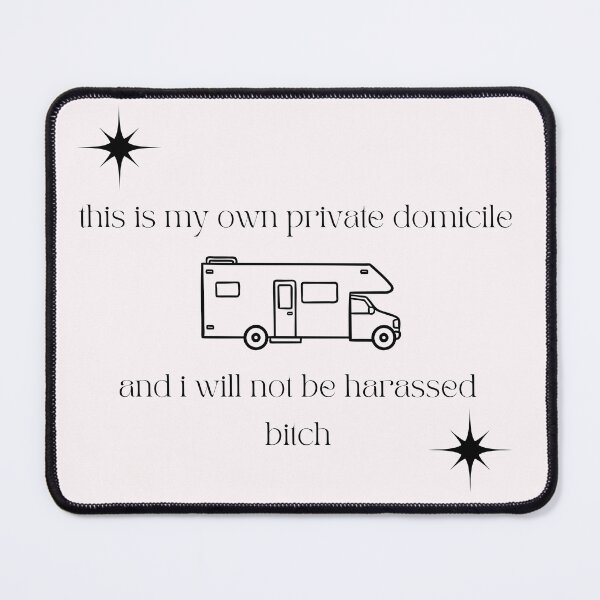 Item preview, My Own Private Domicile Quote Jesse Pinkman designed and sold by Femme Pastel Collective.