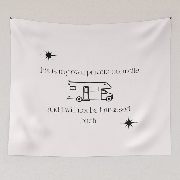 Item preview, My Own Private Domicile Quote Jesse Pinkman designed and sold by Femme Pastel Collective.