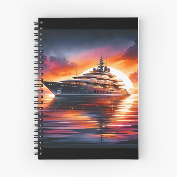 Item preview, Sailing Through Sunset: Modern Yacht Dreams designed and sold by ByDigitalDream.