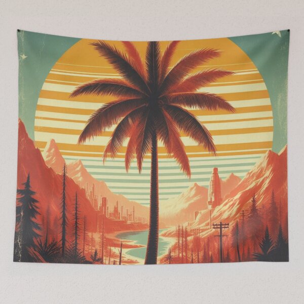 Item preview, Vintage Palm_v2 designed and sold by TheModernSociety.
