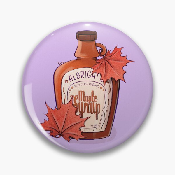 Item preview, Albright's Maple Syrup Illustration designed and sold by DesignedByCece.
