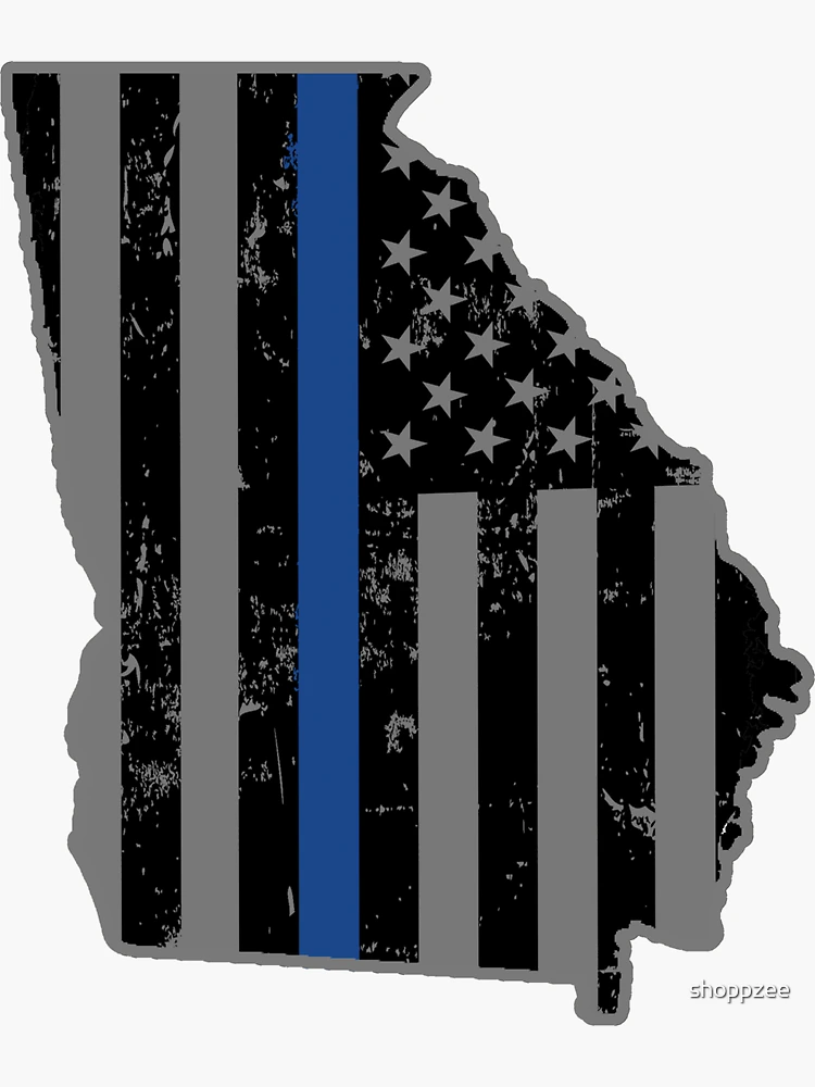 California Thin Blue Line Police Gifts For Men Poster for Sale by shoppzee