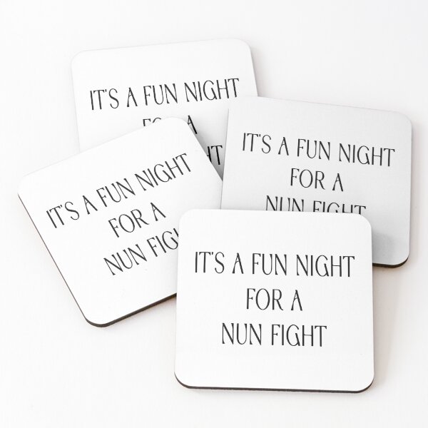 Item preview, It's a Fun Night For a Nun Fight #4 (black lettering) designed and sold by Nathan Payne.