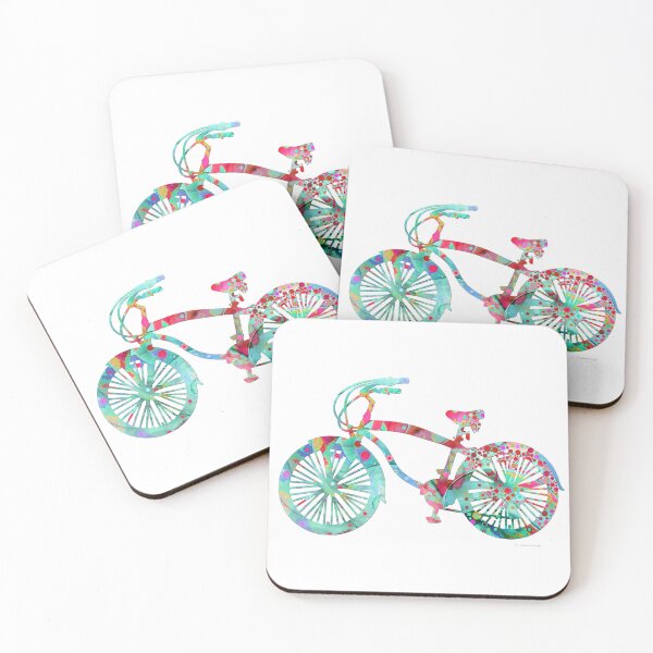 Item preview, Pure Enchantment Bicycle Beachy Beach Cruiser Bike Art designed and sold by Sharon Cummings Art.