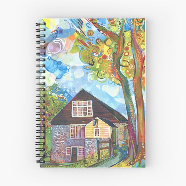 Item preview, Old Mill with Autumnal Trees designed and sold by Gwenn Seemel.