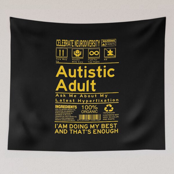 Item preview, autistic adult, celebrate neurodiversity designed and sold by remerasnerdas.
