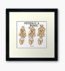 pose Framed Print