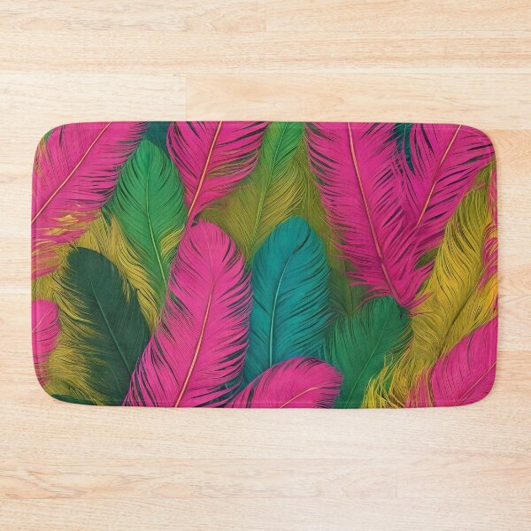 Item preview, FUCHSIA, YELLOW AND GREEN FEATHERS designed and sold by Ciervo Primavera.