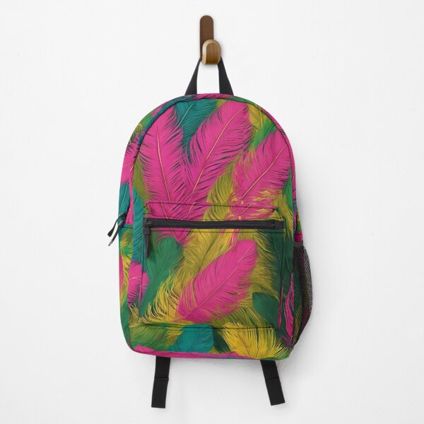 Item preview, FUCHSIA, YELLOW AND GREEN FEATHERS designed and sold by Ciervo Primavera.