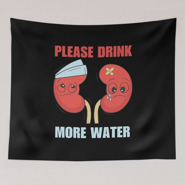 Item preview, Please drink more water, funny hydration quote, healthy living, hydrate or diedrate designed and sold by NBSStore.