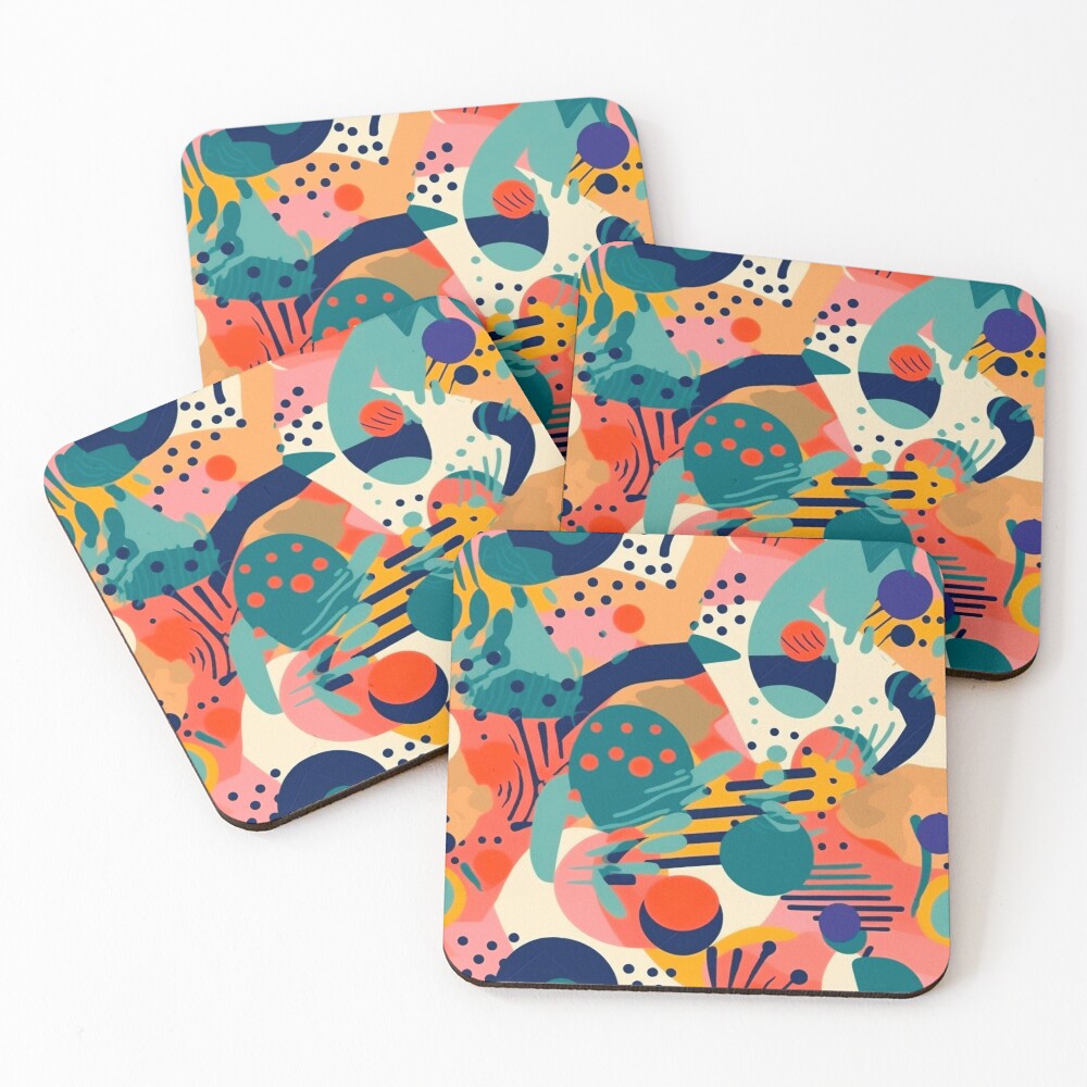 Item preview, Coasters (Set of 4) designed and sold by PrettyPatternss.