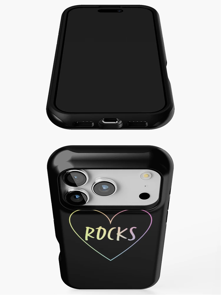 Thumbnail 3 of 4, iPhone Case, Heart Rocks designed and sold by ScienceCorner.