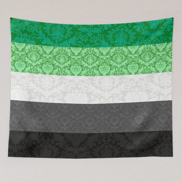 Item preview, Embellished Aromantic Flag designed and sold by fibbunny.