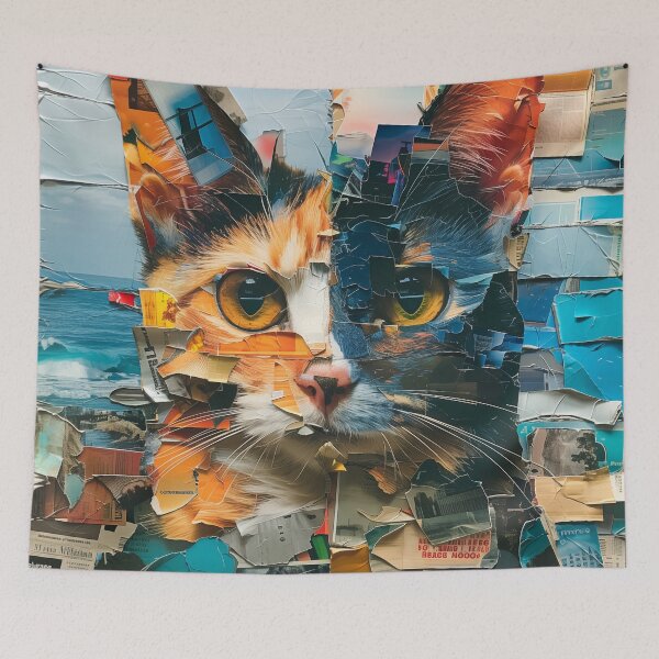 Item preview, Abstract Cat Painting 1 designed and sold by HoskingInd.