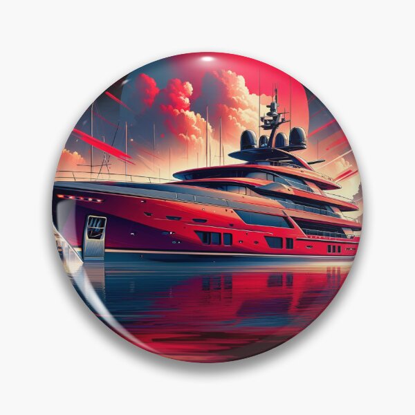 Item preview, Crimson Dream Yacht: Sport, Pop-Art Style designed and sold by ByDigitalDream.