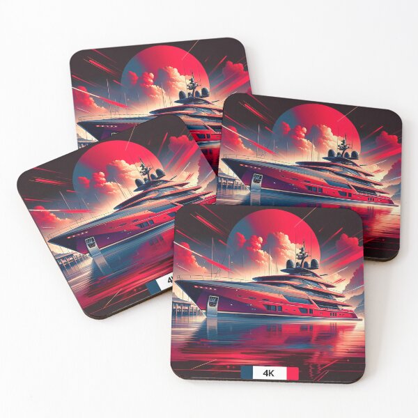 Item preview, Crimson Dream Yacht: Sport, Pop-Art Style designed and sold by ByDigitalDream.