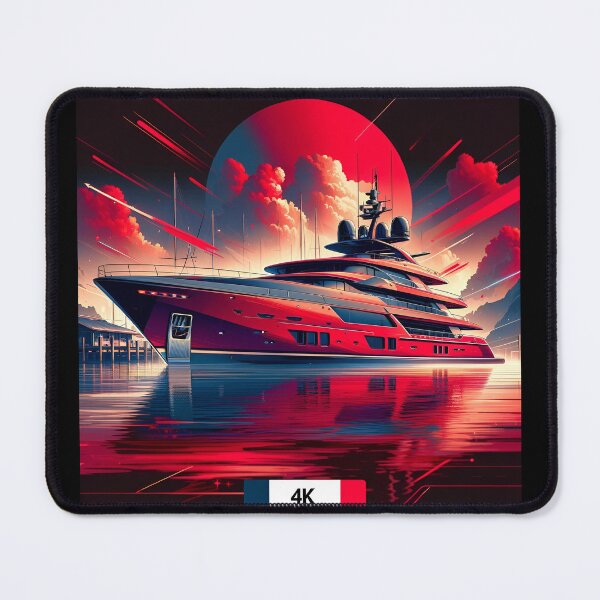 Item preview, Crimson Dream Yacht: Sport, Pop-Art Style designed and sold by ByDigitalDream.