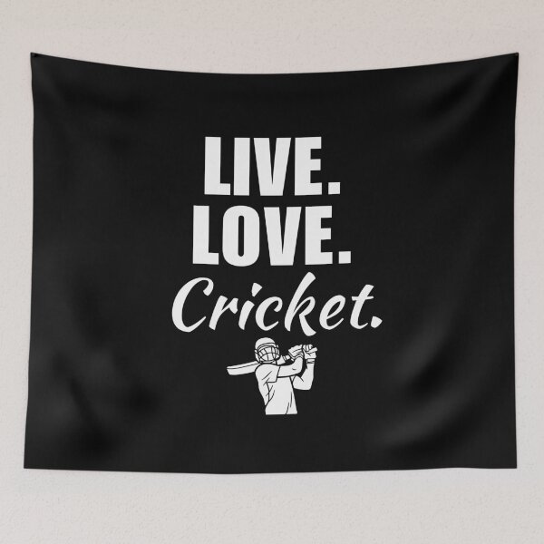 Item preview, Live, love, cricket. Funny cricket sports quote or saying, cricket game player designed and sold by NBSStore.