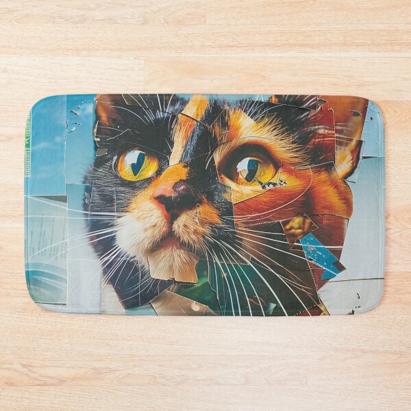 Item preview, Abstract Cat Cut and Paste 1 designed and sold by HoskingInd.
