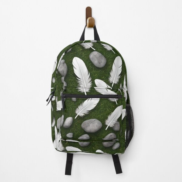 Item preview, WHITE FEATHERS AMONG STONES AND GRASS. designed and sold by Ciervo Primavera.