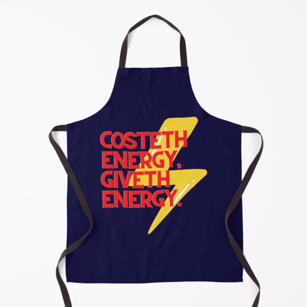 Item preview, Costeth Energy Giveth Energy, quote of the day, Print Clothing, T-Shirt, Sticker, Magnet, Mouse Pad, Card, Poster, Duvet, Comforter, Curtain, Journal, Tapestry, Coaster, Tote Bag, Canva Mounted Print, designed and sold by SpiralStairShop.