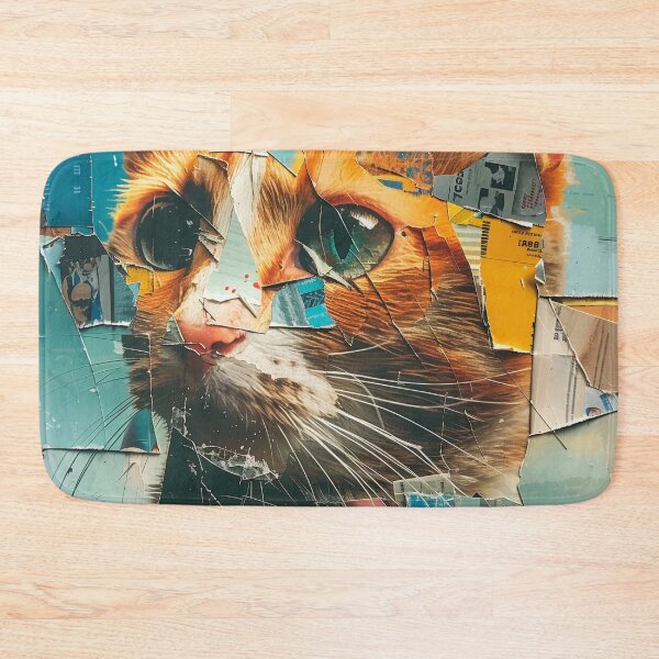 Item preview, Abstract Cat Cut and Paste 2 designed and sold by HoskingInd.