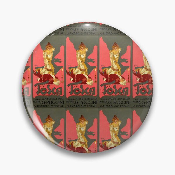 Item preview, Opera Poster Tosca Giacomo Puccini- Tosca by Adolfo Hohenstein - Vintage designed and sold by TeeARTHY.