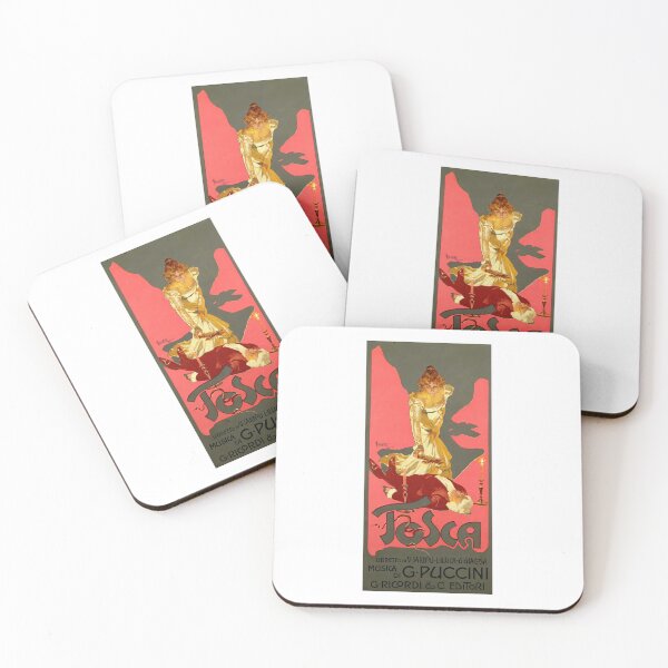 Item preview, Opera Poster Tosca Giacomo Puccini- Tosca by Adolfo Hohenstein - Vintage designed and sold by TeeARTHY.