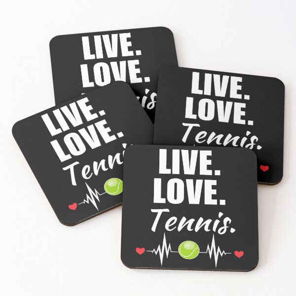 Item preview, Live, love, tennis. Funny tennis quote or saying for people who love tennis designed and sold by NBSStore.