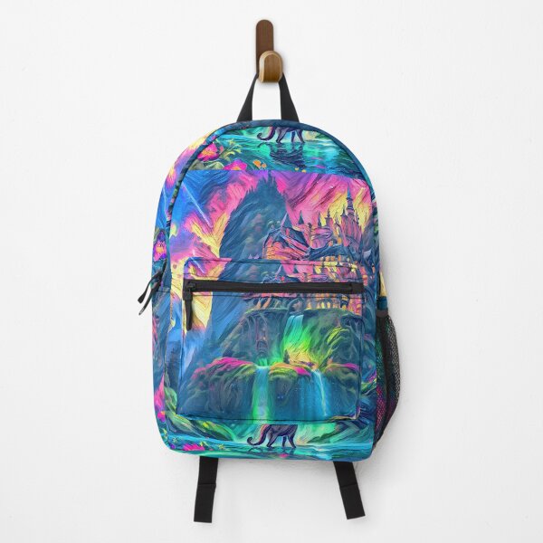 Item preview, Stylised castle and cat. DeepDream designed and sold by blackhalt.