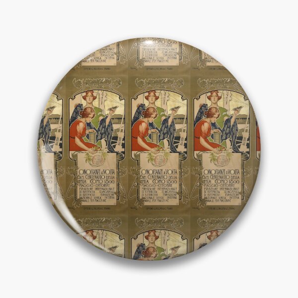 Item preview, Onoranze A Volta Nel Centenario Della Pila Como Art Nouveau designed and sold by TeeARTHY.