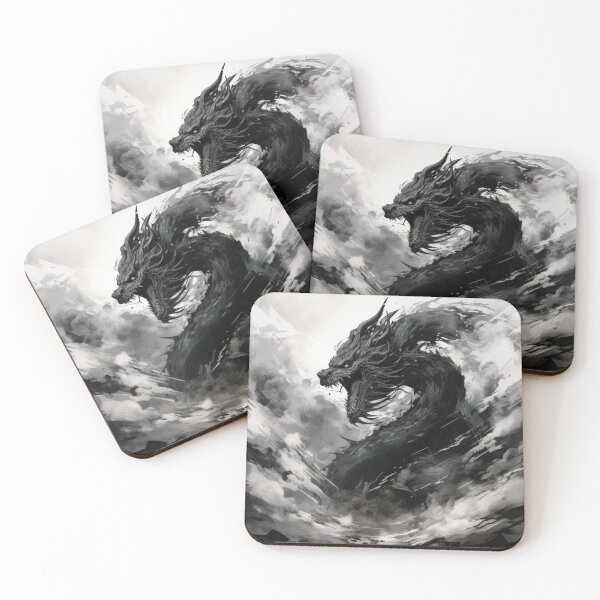 Item preview, Japanese Dragon ink drawing designed and sold by Static-Panda.