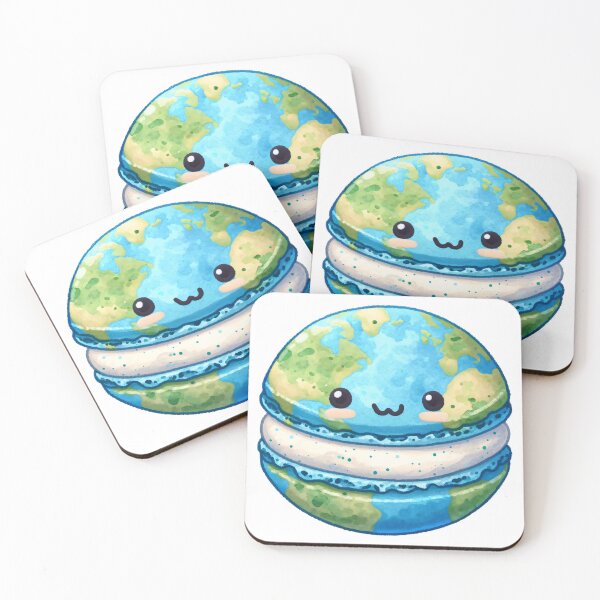 Item preview, Cute Earth Macaron designed and sold by Emitropy.