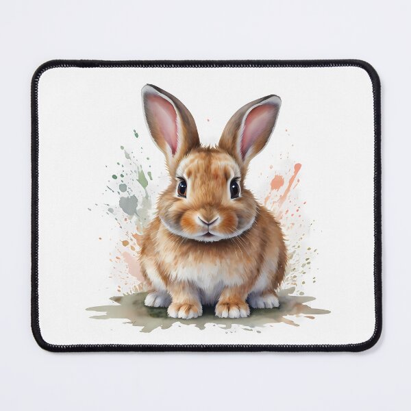 Item preview, Cute baby rabbit, watercolor on  designed and sold by ExtraMessages.