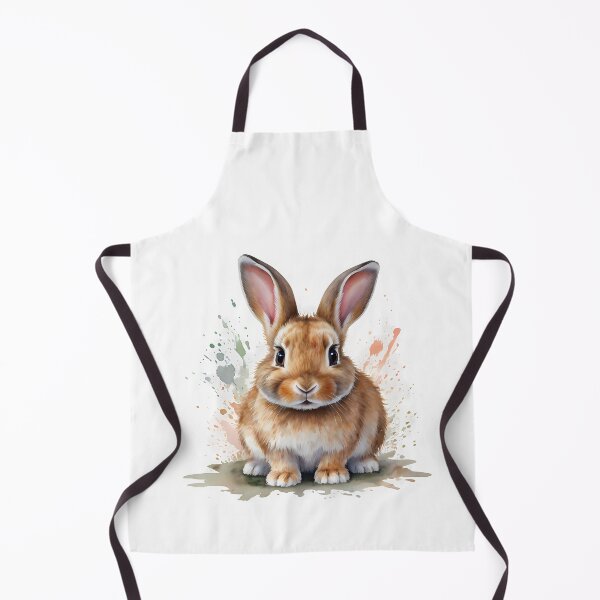 Item preview, Cute baby rabbit, watercolor on designed and sold by ExtraMessages.