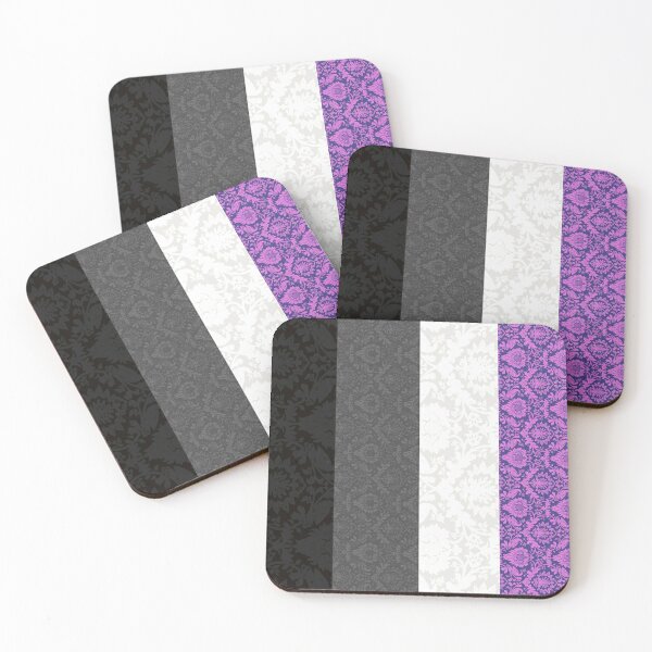 Item preview, embellished Asexual Flag (Vertical) designed and sold by fibbunny.
