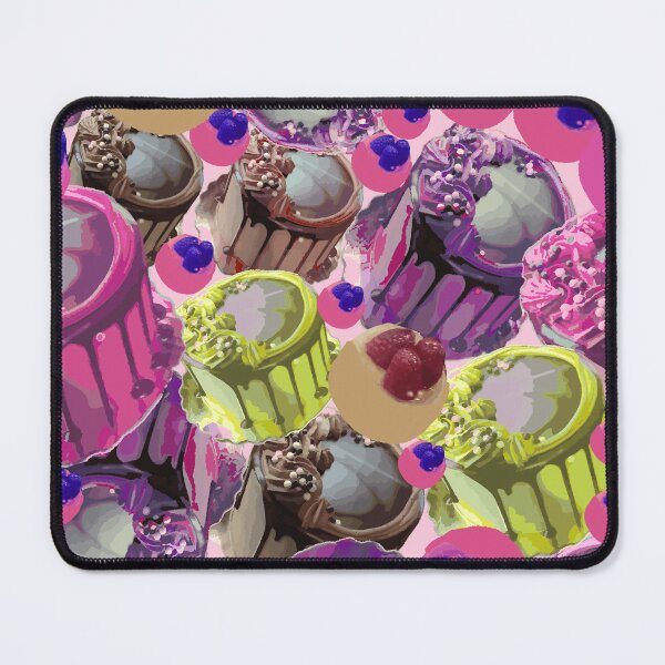 Item preview, Decadent Desserts - Cakes and Cupcakes with frosting - Repeating Pattern designed and sold by Victoria Rose.