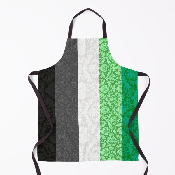 Item preview, Embellished Aromantic Flag (Vertical) designed and sold by fibbunny.