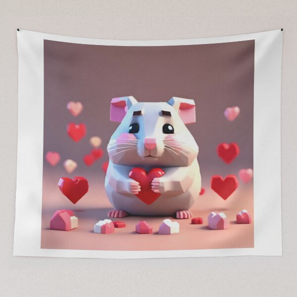 Item preview, Sad Hamster 3D Artwork designed and sold by KliMenta.