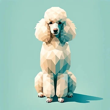Artwork thumbnail, Distinguished Standard Poodle by SimpleDesigns12