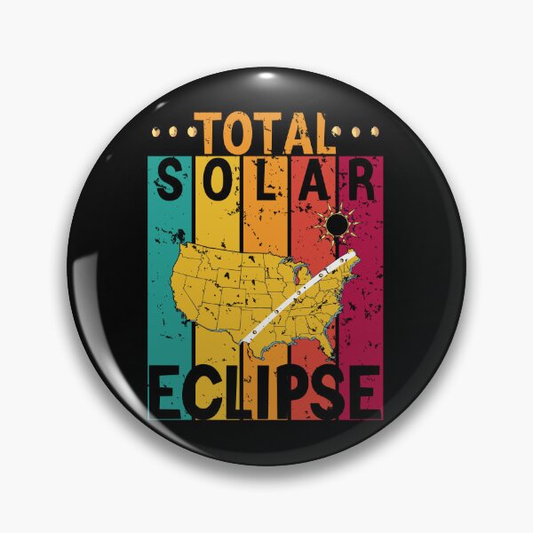 Item preview, Eclipse Souvenir, Total Solar Sclipse Funny Vintage Retro USA 08.04.2024 designed and sold by ArtByKatti.