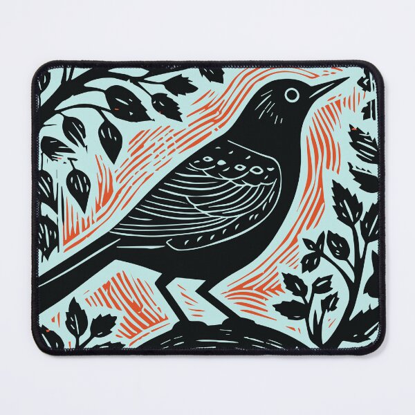 Item preview, Lino Cut Bird designed and sold by Texterns.