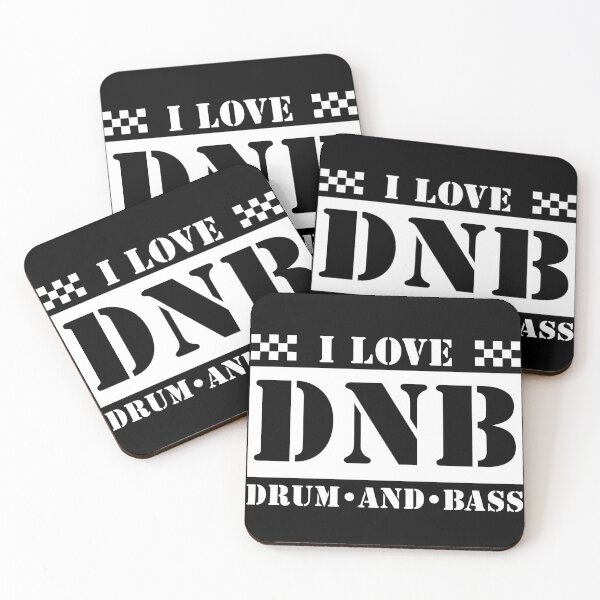 Item preview, DNB - I Love Drum And Bass Army Font (White)  designed and sold by Discothreadz.